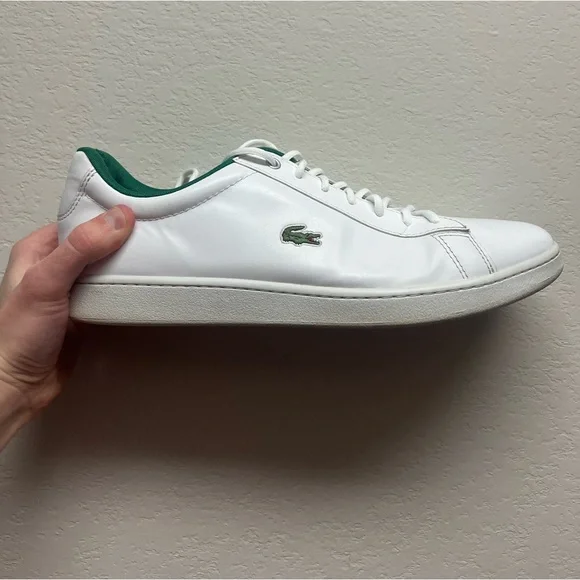 Lacoste Men's White Sneakers - Picture 6 of 7